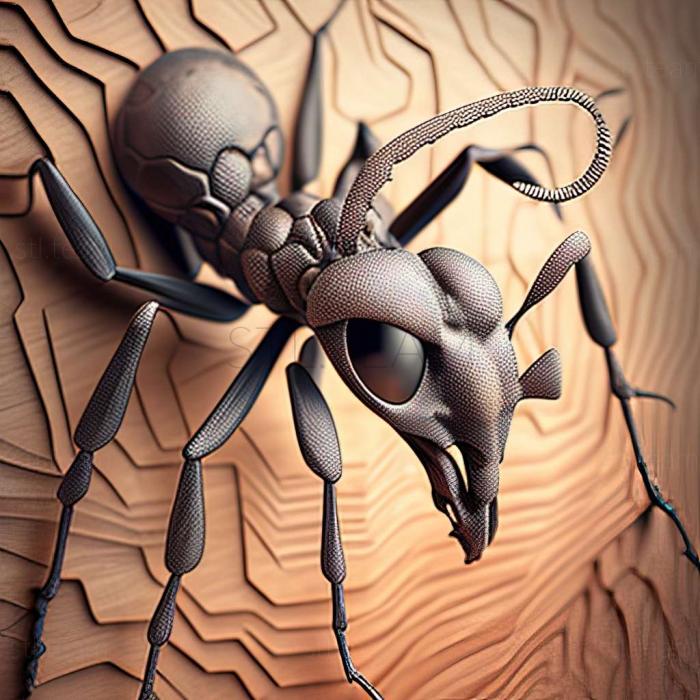 3D model Polyrhachis browni (STL)